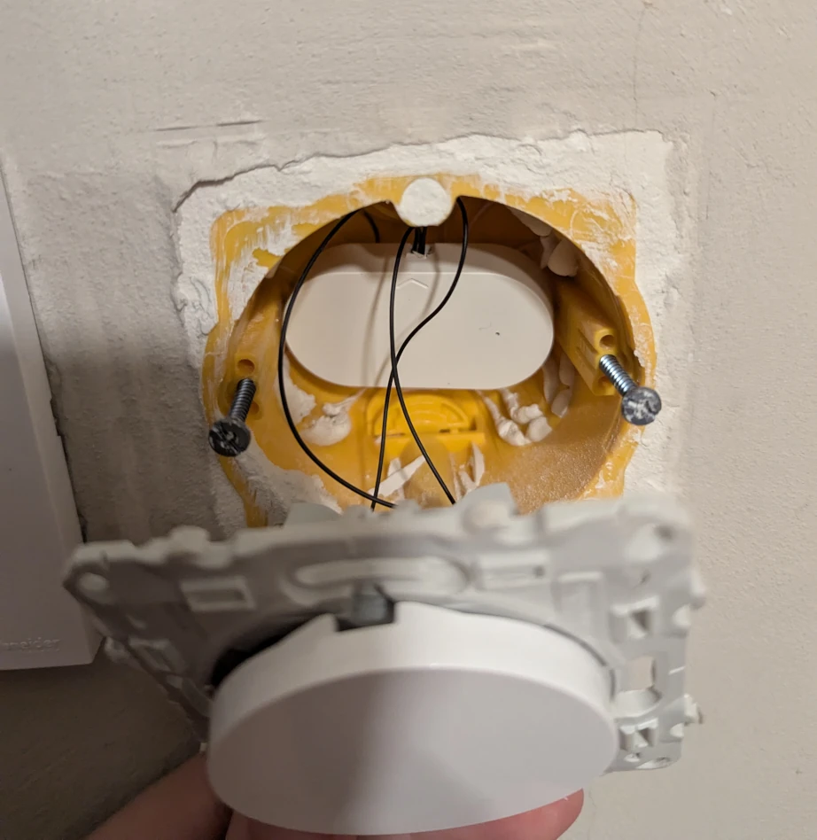 Un capteur implanté dans un boîtier d&rsquo;encastrement
